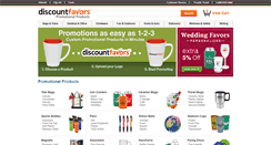 Desktop Screenshot of discountfavors.com